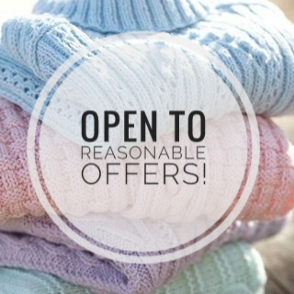 Open to reasonable offers 